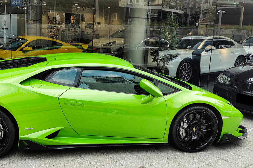 2015-2020 Lamborghini Huracan LP610/LP580 AO Style Carbon Fiber Side Skirts