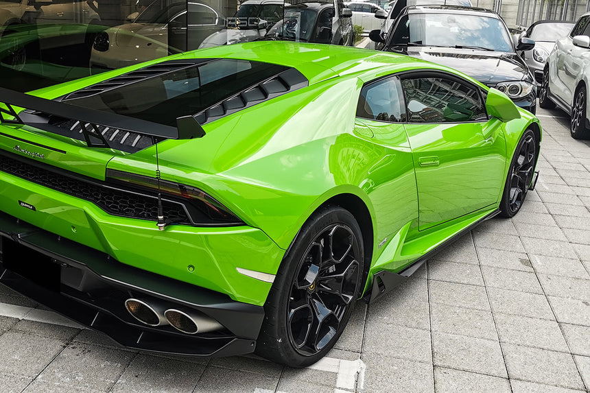 2015-2020 Lamborghini Huracan LP610/LP580 AO Style Carbon Fiber Side Skirts