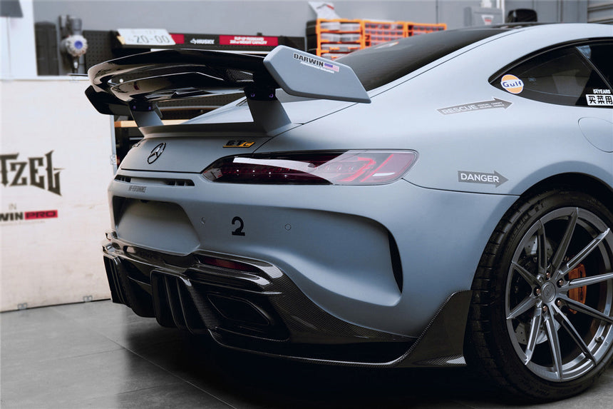 2017-2021 Mercedes Benz AMG GTC IMPII Part Carbon Fiber Rear Bumper With Exhasust tips