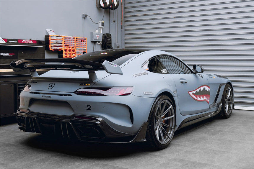 2017-2021 Mercedes Benz AMG GTC IMPII Part Carbon Fiber Rear Bumper With Exhasust tips