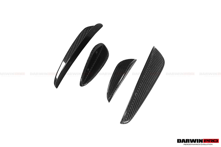 2015-2021 Mercedes Benz W205 C63/S AMG Coupe IMP Performance Partial Carbon Fiber Front Bumper w/ Grill & Canards