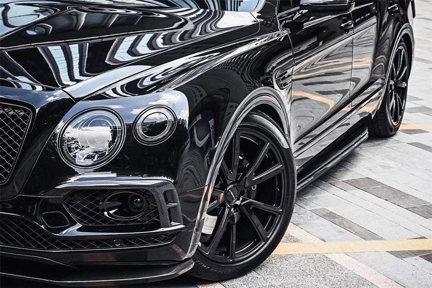 2016-2019 Bentley Bentayga OD Style Carbon Fiber Fog Light Cover