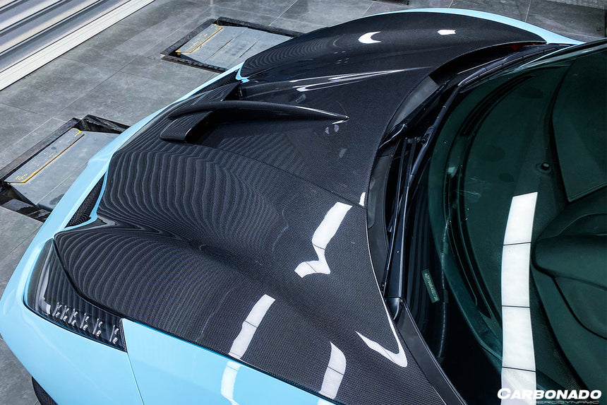 2015-2020 Ferrari 488 GTB/Spyder MA Style Carbon Fiber Hood