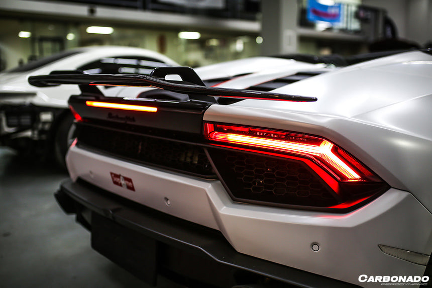 2015-2020 Lamborghini Huracan LP610/LP580 VRS-II Style Carbon Fiber Trunk Spoiler w/ Base