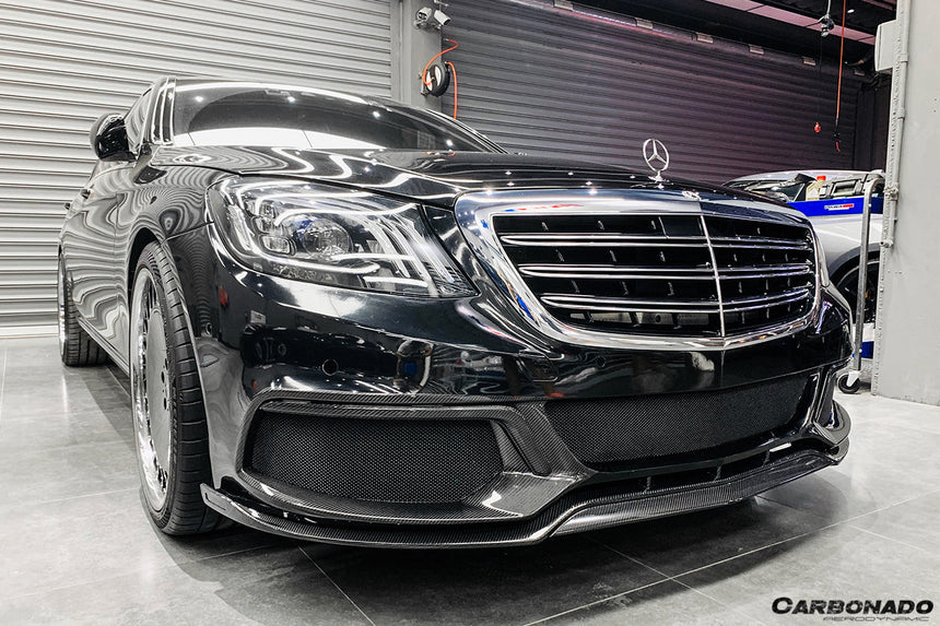 2017-2020 Mercedes Benz W222 Sedan BRS-2019 Style Front Bumper