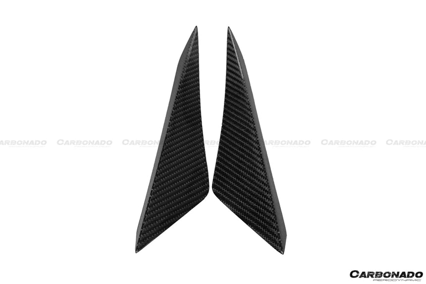 2015-2020 Lamborghini Huracan LP610 RZS Style Front Bumper Carbon Fiber Canard