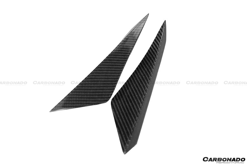 2015-2020 Lamborghini Huracan LP610 RZS Style Front Bumper Carbon Fiber Canard