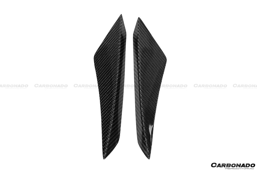 2015-2020 Lamborghini Huracan LP610 RZS Style Front Bumper Carbon Fiber Canard