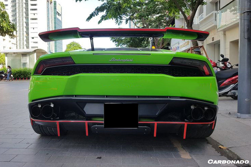 2015-2020 Lamborghini Huracan LP610 RZS Style Carbon Fiber Rear Diffuser