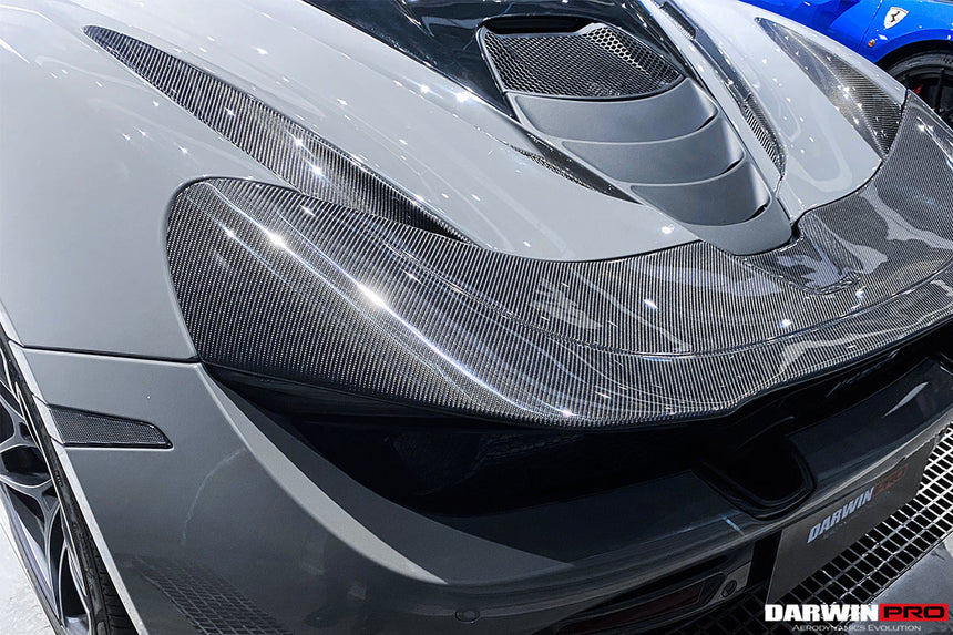 2017-2021 McLaren 720s Dry Carbon Fiber Rear Trunk Air Intake Vents Replacement