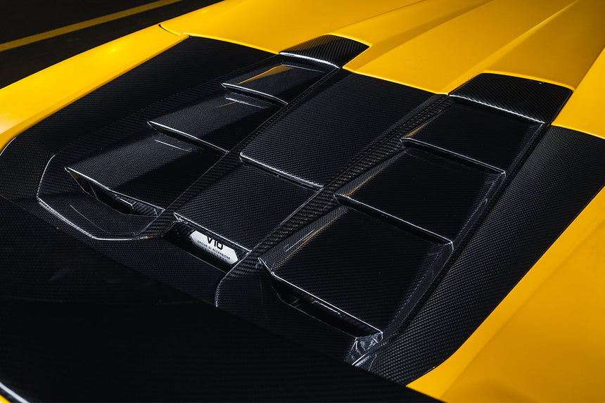 2019-2022 Lamborghini Huracan EVO Spyder OD Style Dry Carbon Engine Trunk