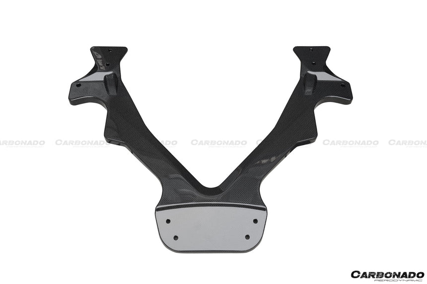 2015-2020 Ferrari 488 Spyder Dry Carbon Fiber Engine Hood With Glass