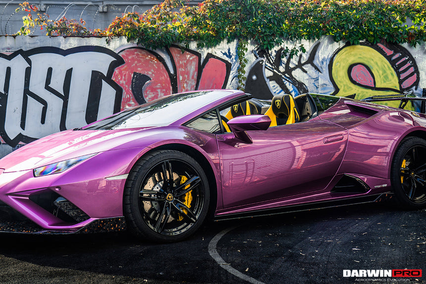 2019-2022 Lamborghini Huracan EVO OD Style Dry Carbon Side Skirts