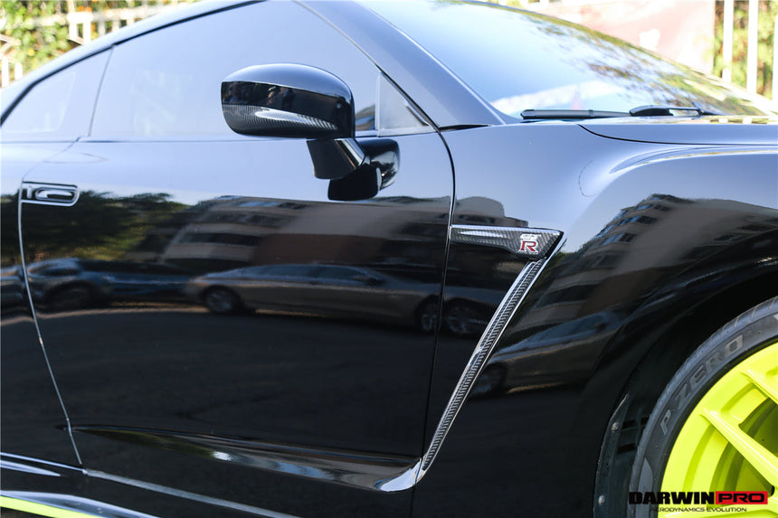 2015-2022 Nissan GTR R35 DBA/EBA Carbon Fiber Fender Logo Cover