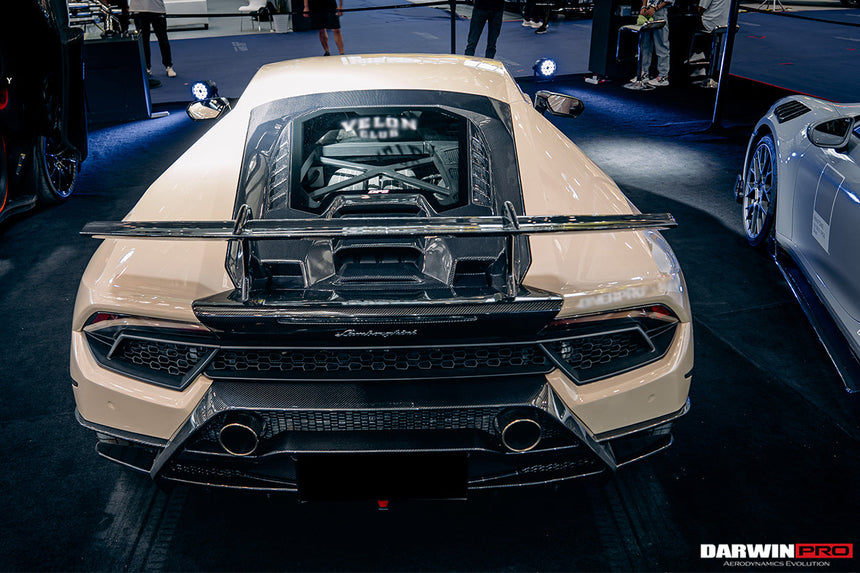2015-2020 Lamborghini Huracan LP610/LP580 Performante Style Partial Carbon Rear Bumper