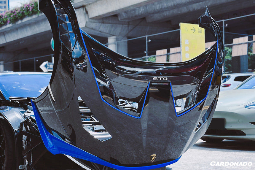 2021-UP Lamborghini Huracan STO Dry Carbon Fiber Hood Vents