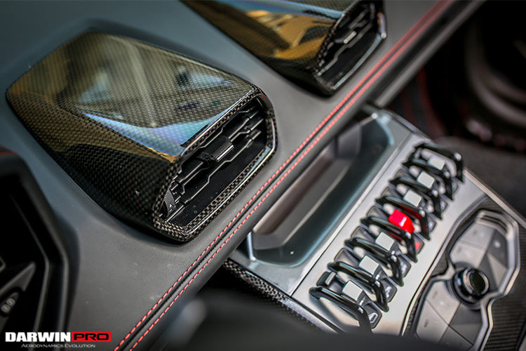 2015-2022 Lamborghini Huracan LP610/LP580 Autoclave Carbon Fiber AC Panel Trim