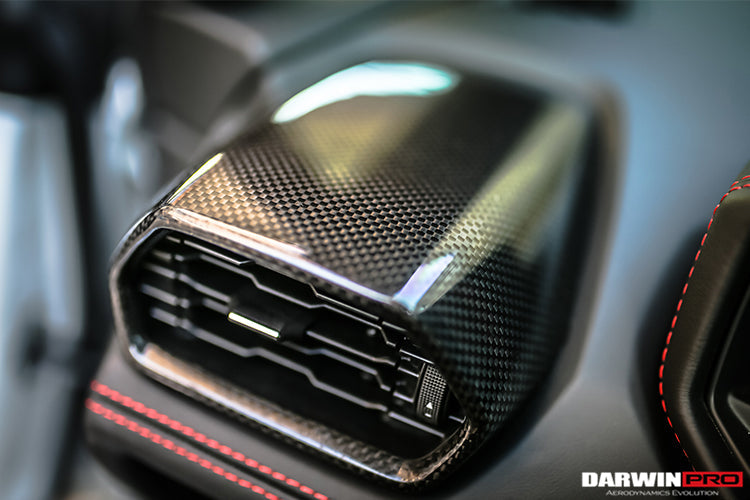 2015-2022 Lamborghini Huracan LP610/LP580 Autoclave Carbon Fiber AC Panel Trim