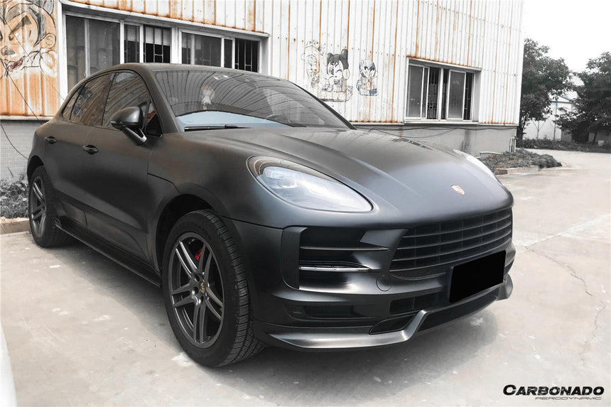 2018-2021 Porshe Macan/S TA Style Carbon Fiber Front Lip