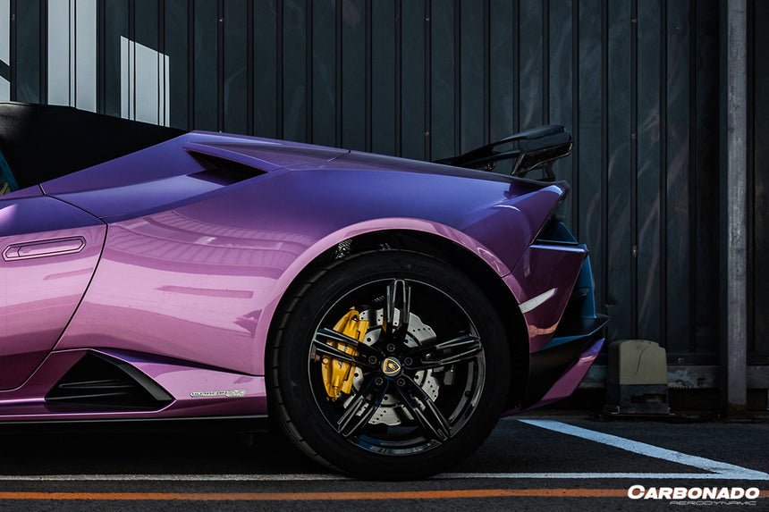 2015-2020 Lamborghini Huracan LP610/LP580 MD Style Carbon Fiber Trunk Spoiler w/ Base