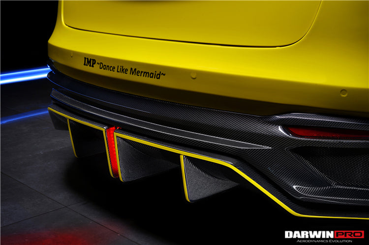 2017-2020 Tesla Model 3 IMP Performance Partial Carbon Fiber Rear Bumper