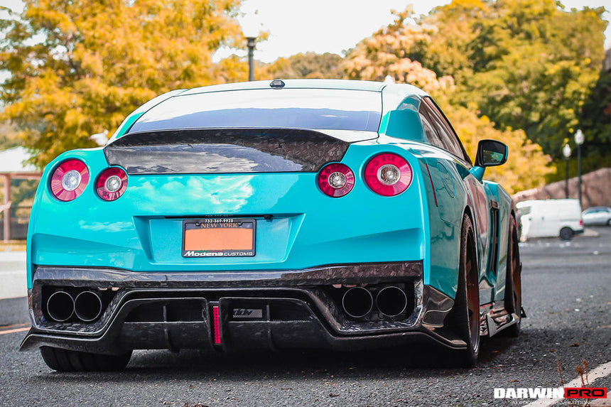 2017-2022 Nissan GTR R35 EBA BKSS Style Carbon Fiber Rear Diffuser