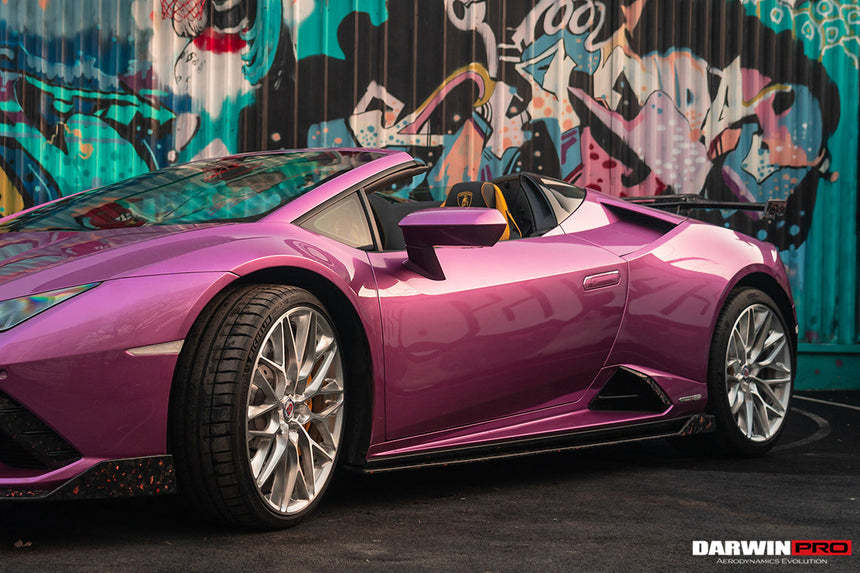 2019-2022 Lamborghini Huracan EVO OD Style Dry Carbon Side Skirts