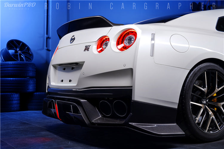 2017-2022 Nissan GTR R35 EBA BKSS Style Carbon Fiber Rear Diffuser