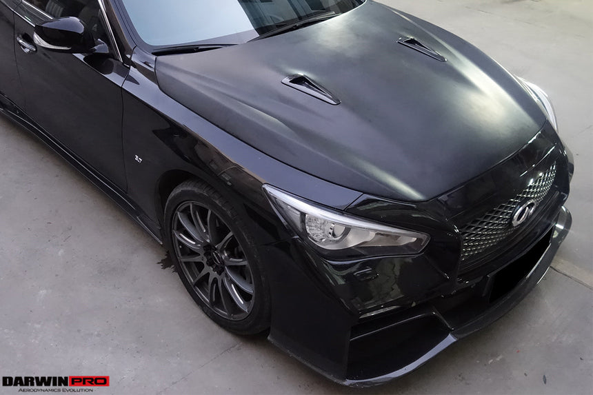 Darwinpro 2014-2022 Infiniti Q50 Sedan EAU ROUGE Style Hood