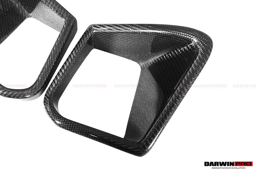 2017-2022 Nissan GTR R35 EBA BKSS Style Carbon Fiber Front Bumper Vents