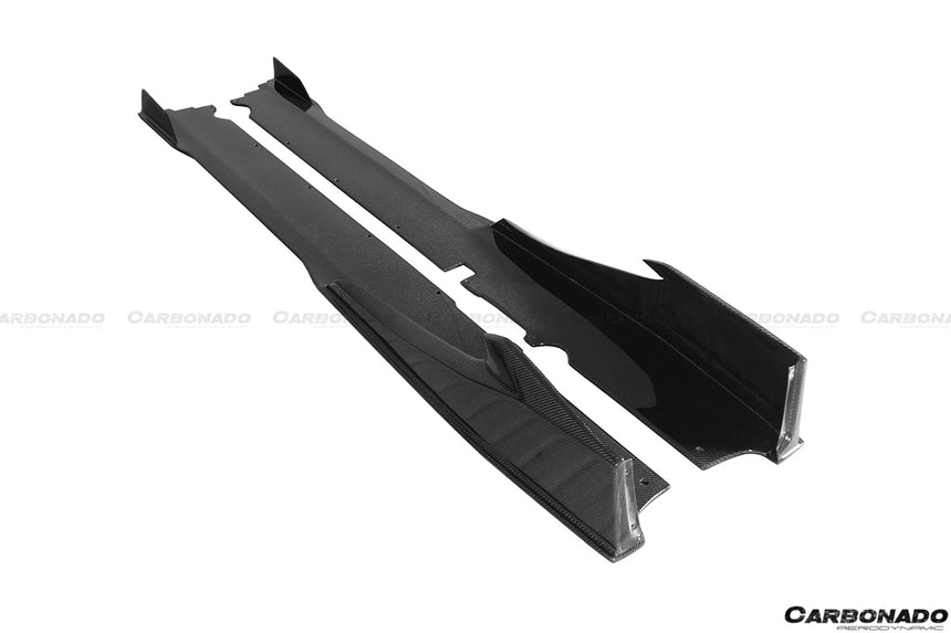 2015-2020 Lamborghini Huracan LP610/LP580 MD Style Carbon Fiber Side Skirts
