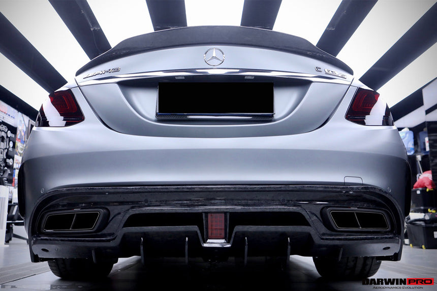 2015-2021 Mercedes Benz W205 C63/S AMG Sedan IMP Performance Carbon Fiber Rear Diffuser
