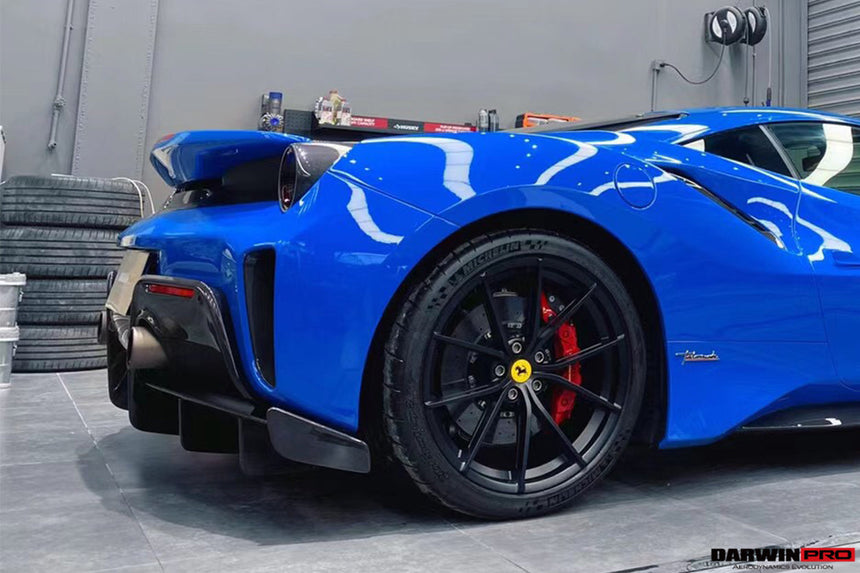 2018-2022 Ferrari 488 Pista Origenal Rear Bumper Carbon Fiber Upper Shell