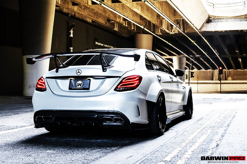 2015-2021 Mercedes Benz W205 C63/S AMG Sedan IMP Performance Carbon Fiber Rear Diffuser