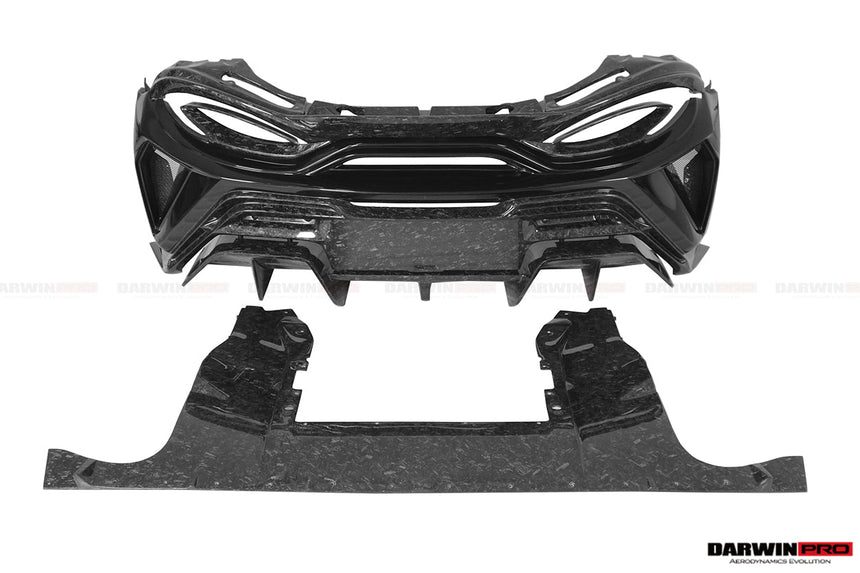 2018-2021 McLaren 600lt BKSS Style Partial Carbon Fiber Rear Bumper