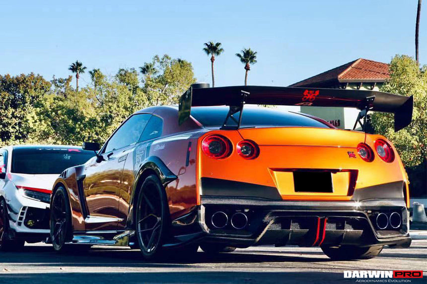 2017-2022 Nissan GTR R35 EBA BKSS Style Carbon Fiber Rear Diffuser