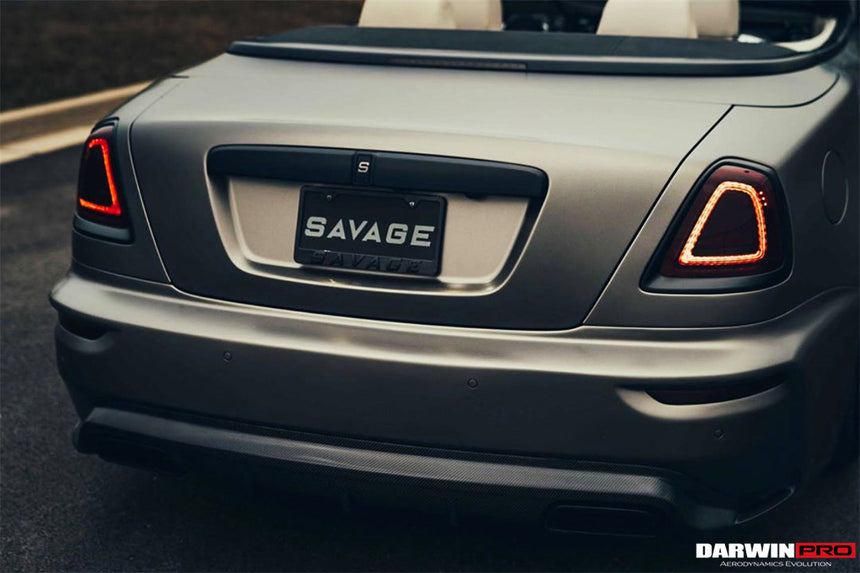 2016-2020 Rolls-Royce Wraith/Dawn BKSS Style Partial Carbon Fiber Rear Bumper