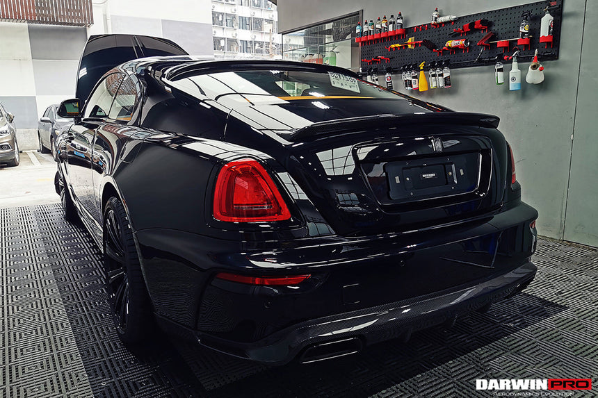 2016-2020 Rolls-Royce Wraith BKSSII Style Carbon Fiber Trunk Spoiler