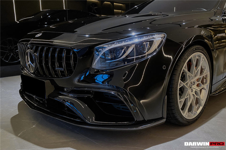 2018-2021 Mercedes Benz C217 S63/S65 AMG Coupe BKSS Style Carbon Fiber Front Lip