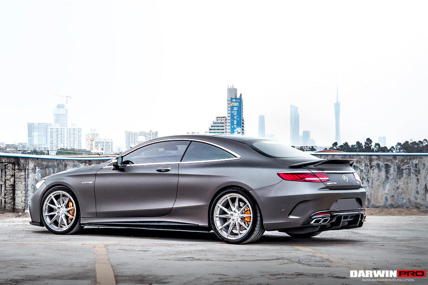 2014-2021 Mercedes Benz C217 S63/S65 AMG Coupe BKSS Style Carbon Fiber Side Skirts