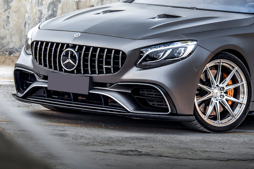 2018-2021 Mercedes Benz C217 S63/S65 AMG Coupe BKSS Style Carbon Fiber Front Lip