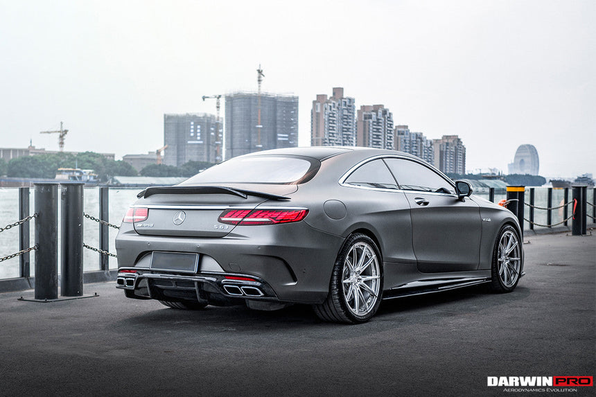 2014-2021 Mercedes Benz C217 S63/S65 AMG Coupe BKSS Style Carbon Fiber Side Skirts