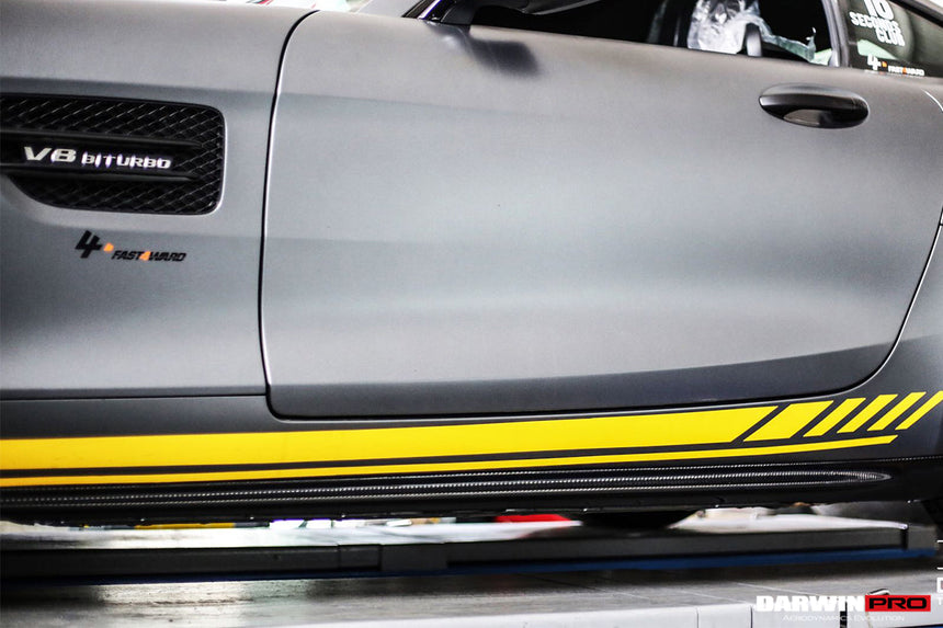 2015-2018 Mercedes Benz AMG GT/GTS Carbon Fiber Side Skirts Splitters