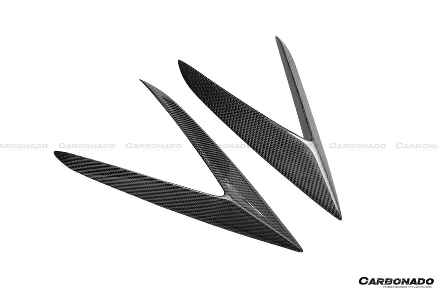 2015-2020 Lamborghini Huracan LP610 RZS Style Side Skirts Vent Canards