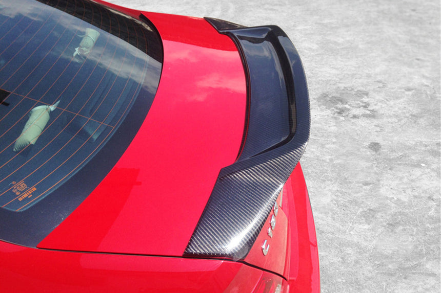 Mercedes Benz W204 C Class/ C63 AMG Coupe RT Style Carbon Fiber Trunk Spoiler
