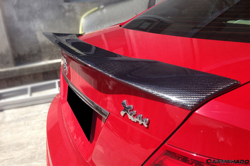 Mercedes Benz W204 C Class/ C63 AMG Coupe RT Style Carbon Fiber Trunk Spoiler