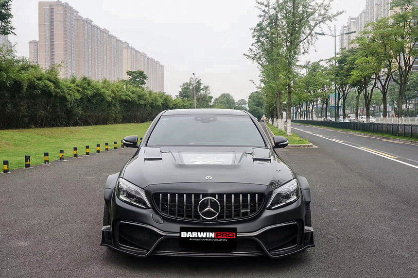 2019-2021 Mercedes Benz W205 C63/S AMG Sedan IMP Performance Partial Carbon Fiber Full Body Kit
