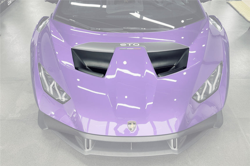 2021-UP Lamborghini Huracan STO Dry Carbon Fiber Hood Vents