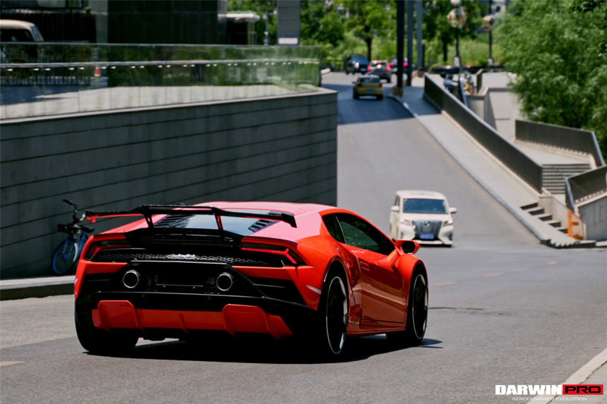 2019-2022 Lamborghini Huracan EVO OD Style Dry Carbon Trunk Spoiler