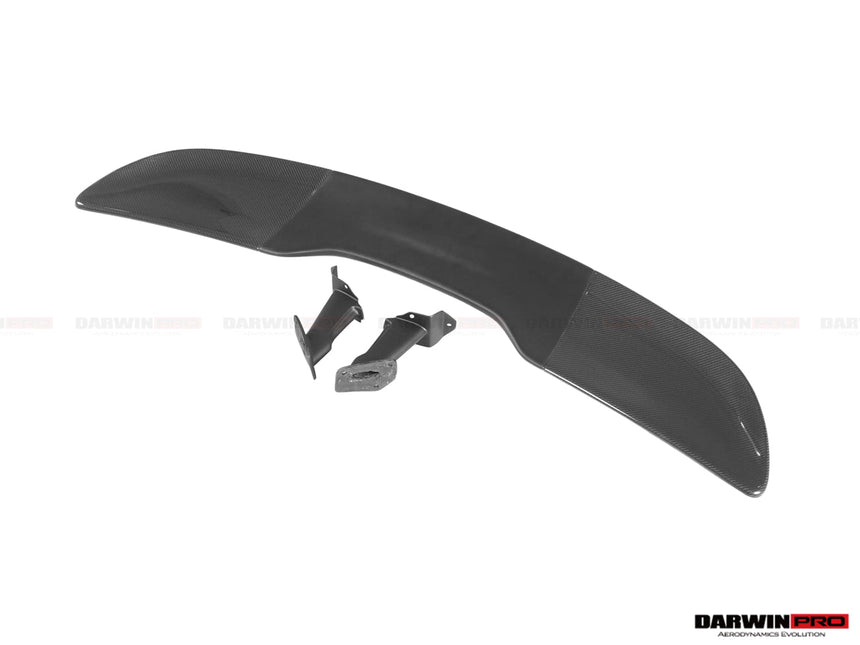 2015-2020 McLaren 540C/570S/570GT 600LT-Style Partial Carbon Fiber Rear Bumper with Diffuser and Trunk Spoiler and Engine Trunk and Exhaust